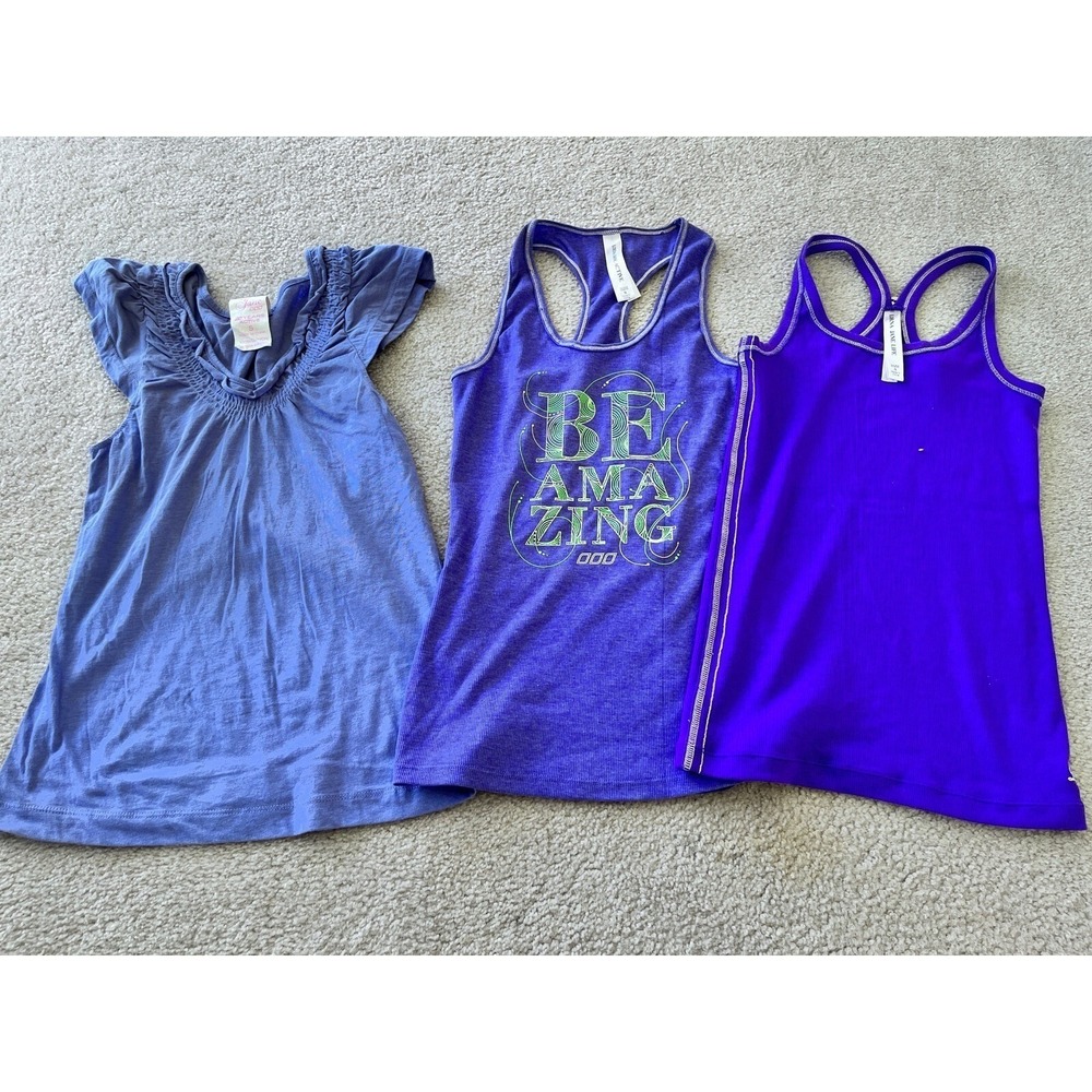 Lot Of 3 - Lorna Jane yoga athletic tank top woman's S